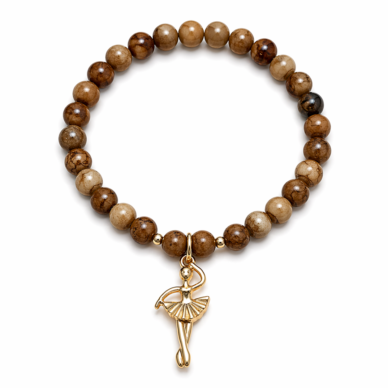 Armband braun Ballerina