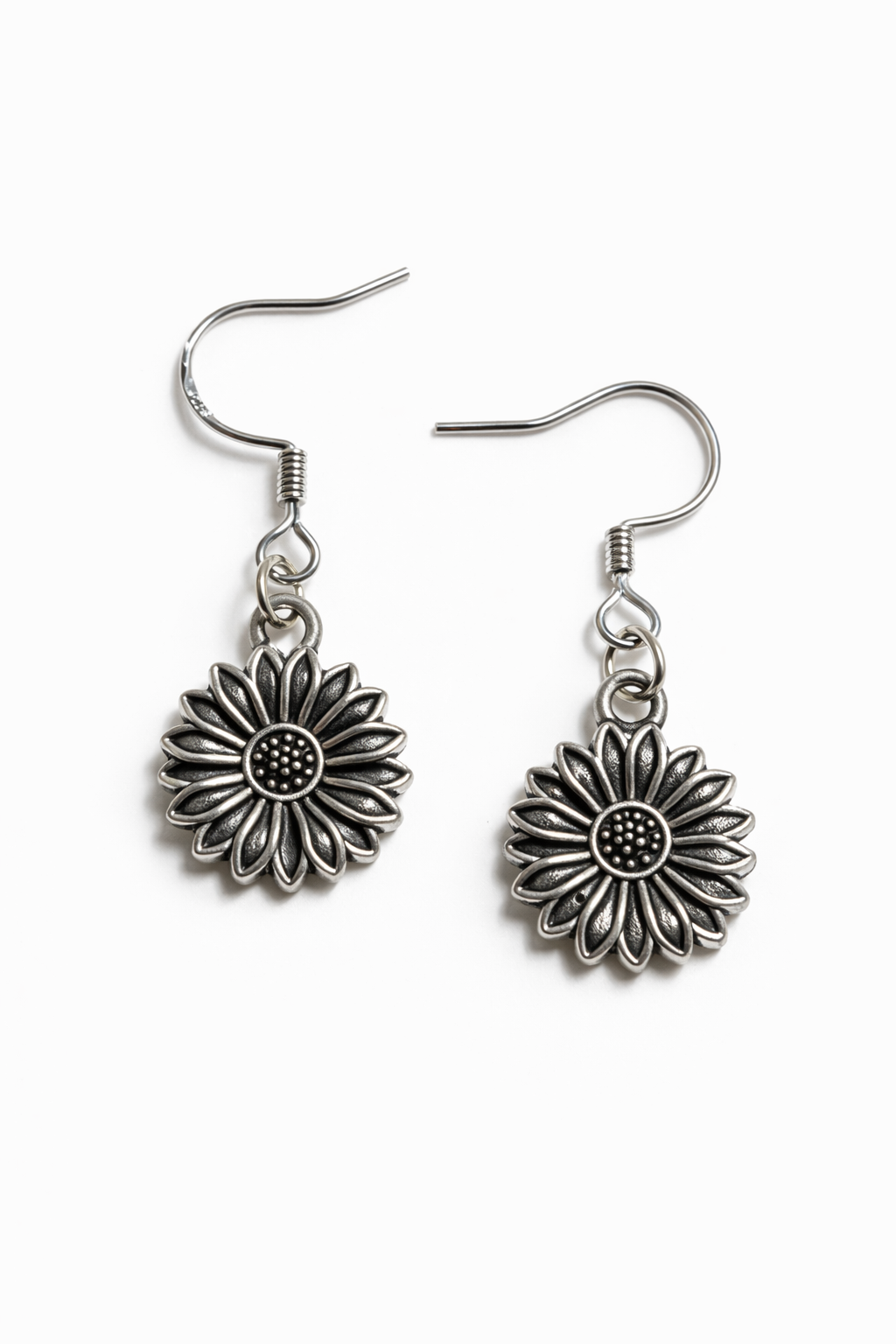 Ohrringe Blume mit 925er Silberhaken