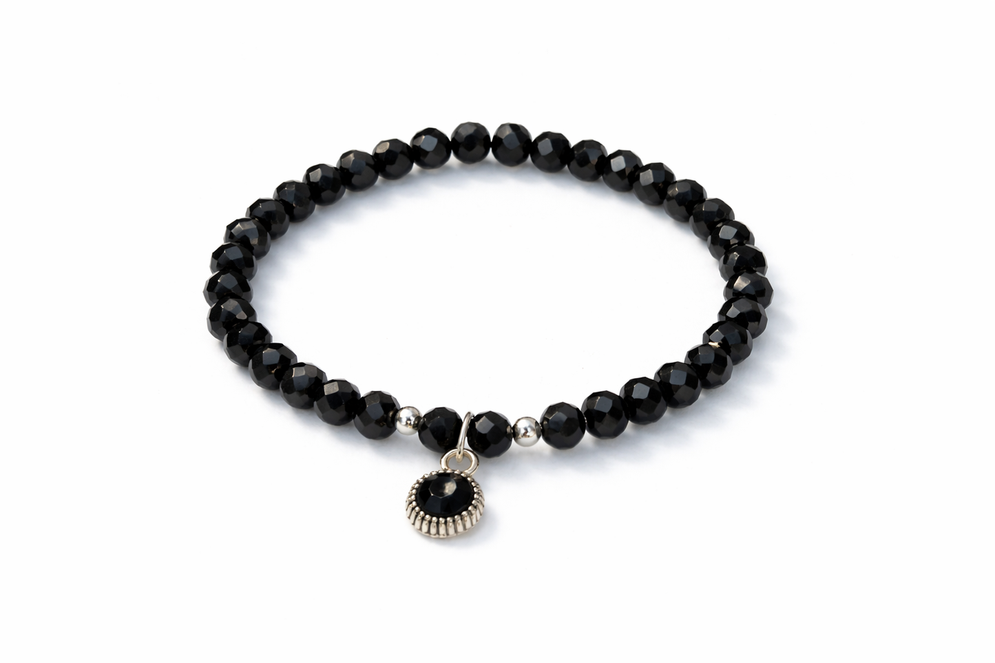 Armband schwarz mit Anhänger