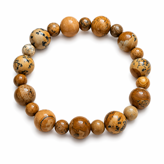 Armband braun Natursteine