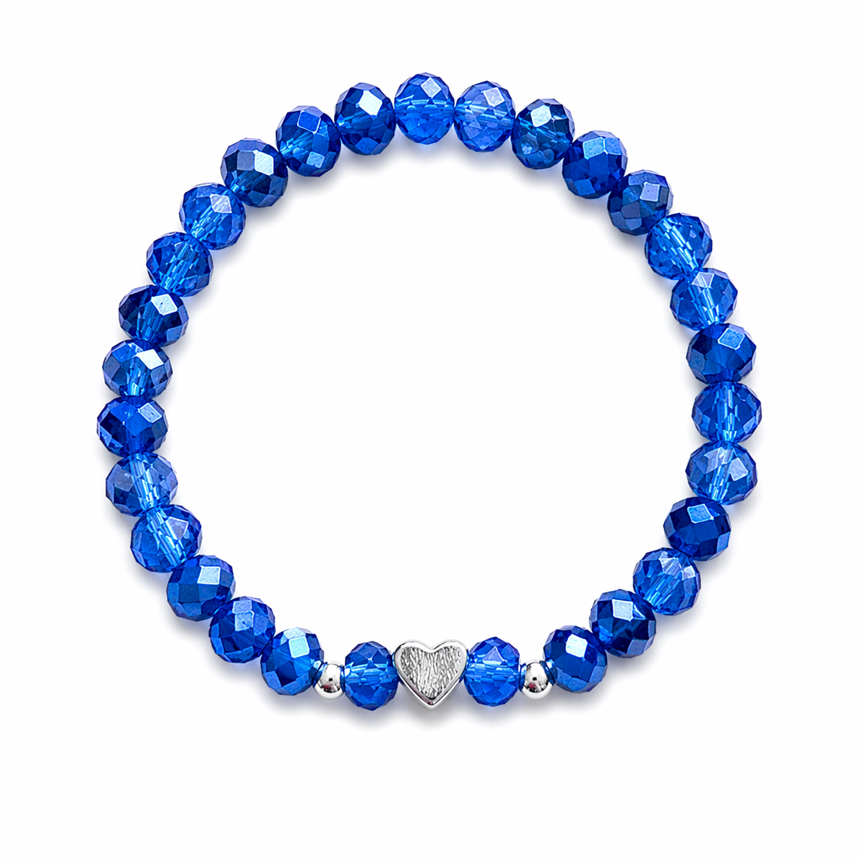 Bracelet blue heart