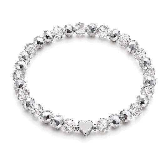 Armband silber Herz