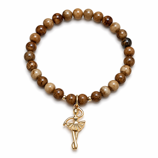 Armband braun Ballerina