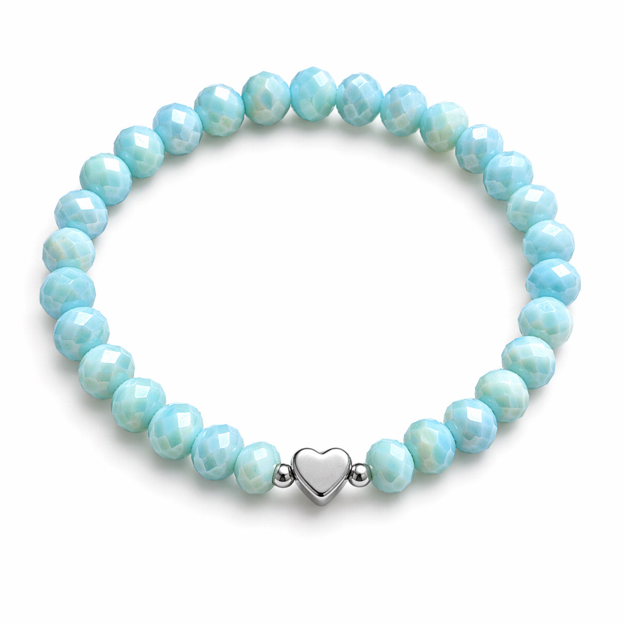 Bracelet heart silver