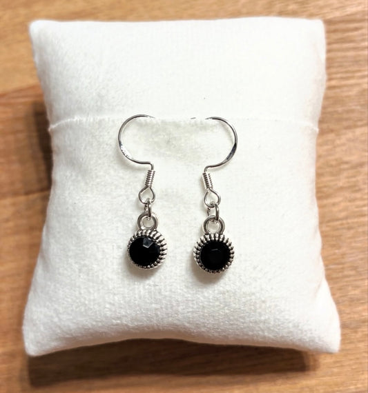 Earrings with 925 sterling silver hooks