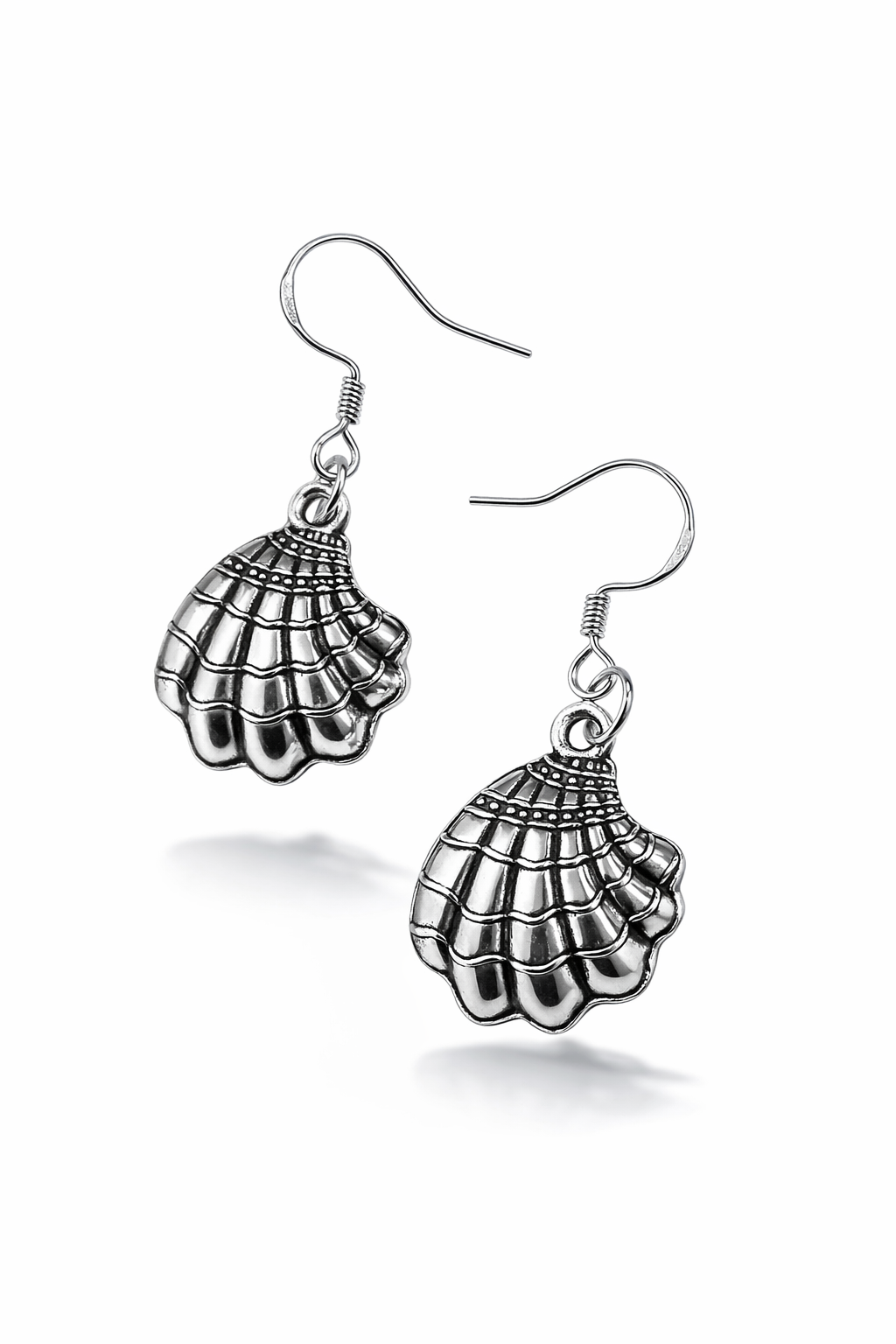 Ohrringe Muscheln mit 925er Silberhaken