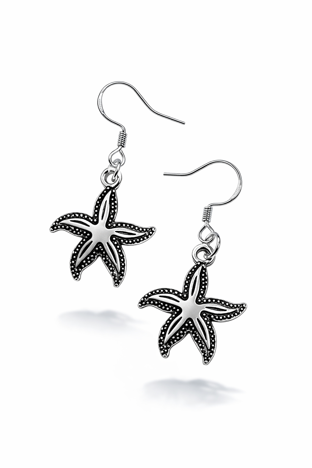 Ohrringe Seesterne mit 925er Silberhaken