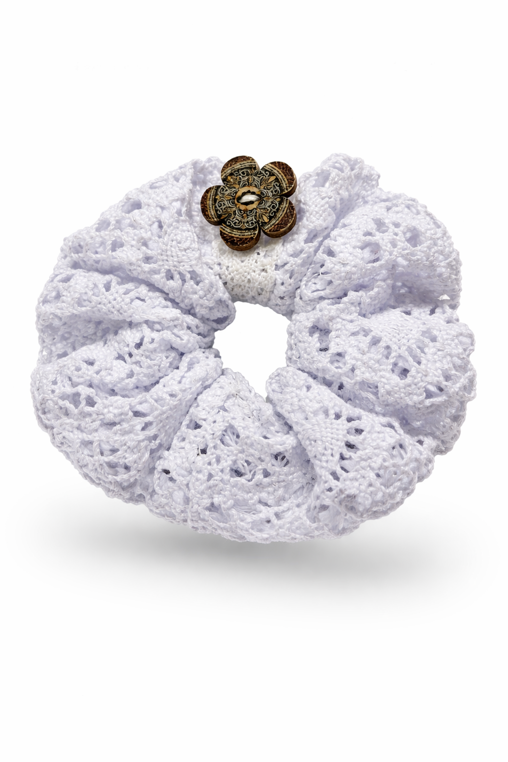 Scrunchie Handmade from lace 100% cotton