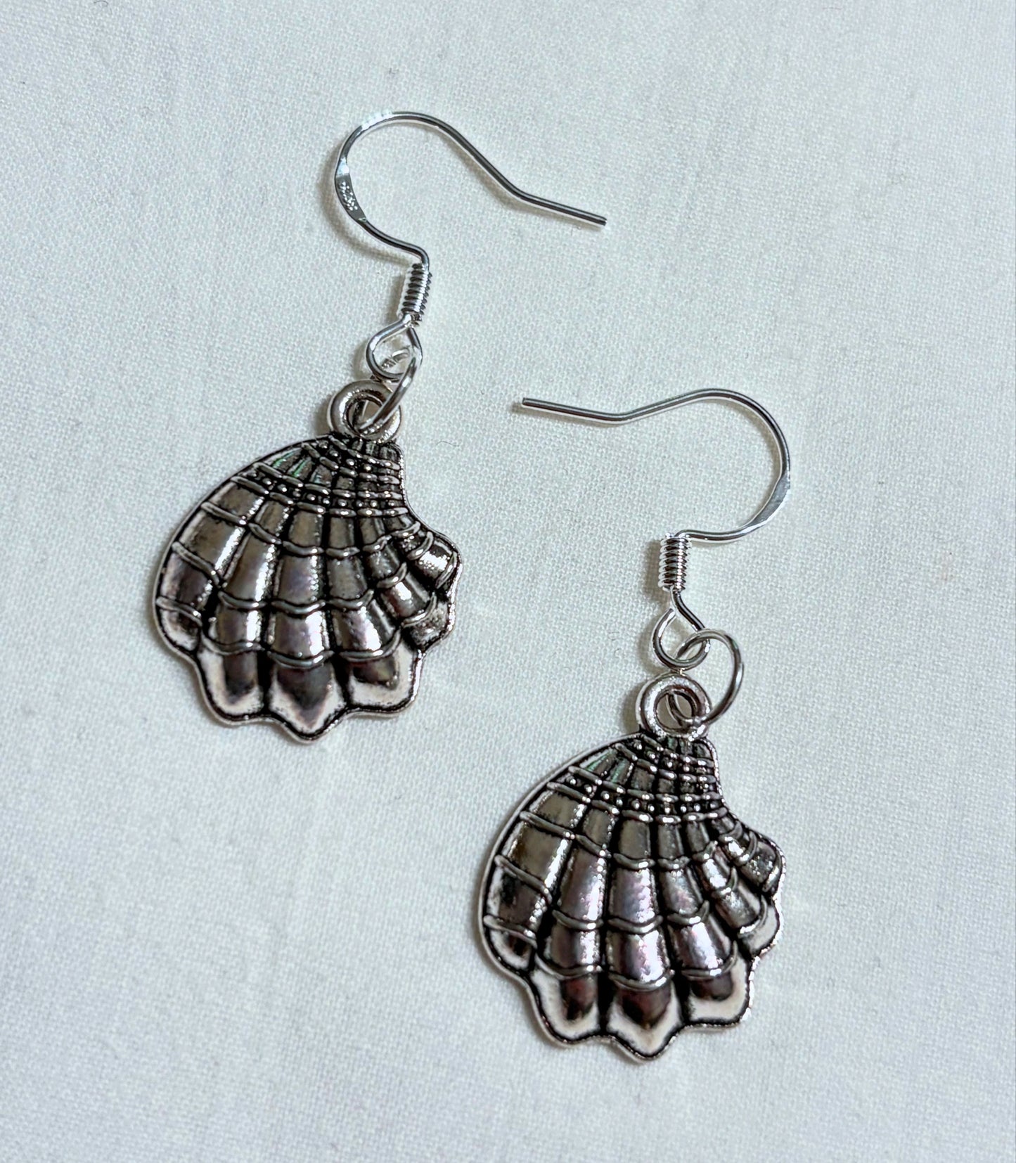 Ohrringe Muscheln mit 925er Silberhaken